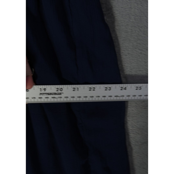 Converse One Star XL Navy Blue High-Low Skirt Chiffon Lightweight Sheer - Picture 5 of 6